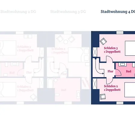 Stadtwohnung 4 Wyk auf Foehr